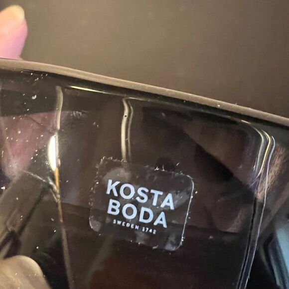 Kosta Boda vintage Contrast bowl nwot - Picture 7 of 8
